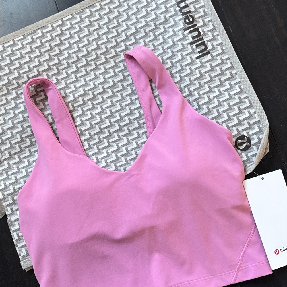 LULULEMON ALIGN TANK IN PINK FROSTING SZ 6 ,10 NWT - Picture 2 of 10